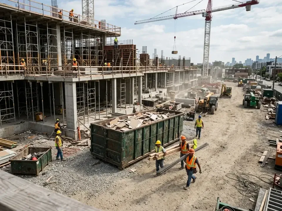 commercial-construction-site-w-002 — frequently asked questions, Low Cost Construction Dumpster Rental in Yorba Linda, CA